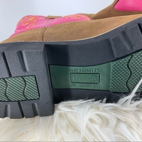 Itasca Leather Western rodeo style boot 6 - Picture 5 of 7